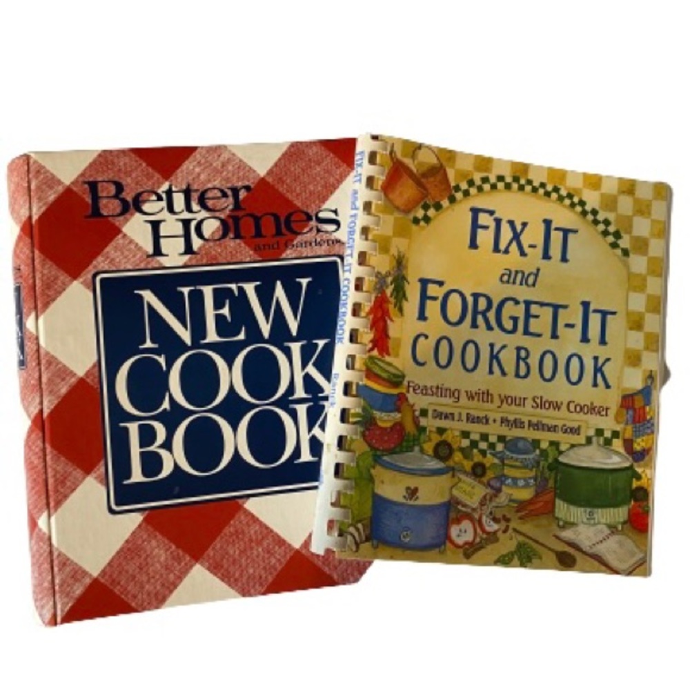 BH & G Cookbook & Fix-It & Forget-It Crockpot Book